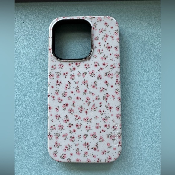 Cottage Charm Floral Phone Case - White and Pink - Picture 3 of 4